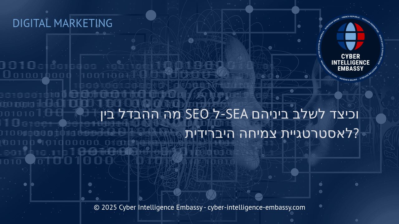שילוב חכם בין SEO ל-SEA: המפתח לאסטרטגיית דיגיטל מנצחת