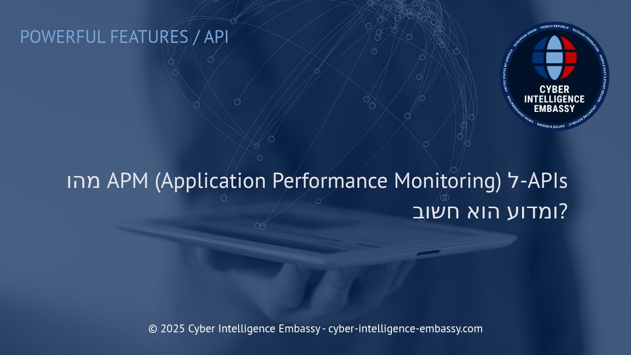 החשיבות של APM למעקב אחר ביצועי APIs בסביבה העסקית המודרנית