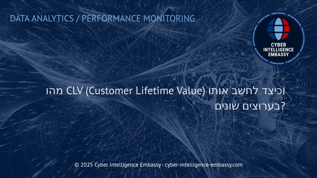 הבנת ערך חיי הלקוח (CLV): למה זה קריטי ואיך מחשבים בכל ערוץ