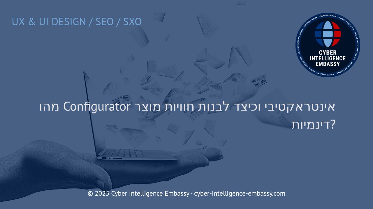 איך ליצור חווית מוצר דינמית: המדריך לאינטראקטיביות עם Configurator