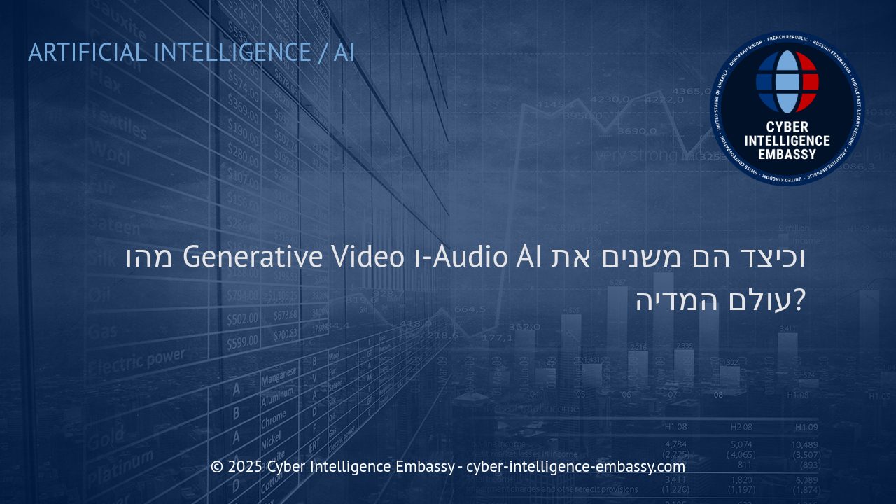 חדשנות בתקשורת: איך Generative Video ו-Audio AI משנים את פני המדיה הדיגיטלית