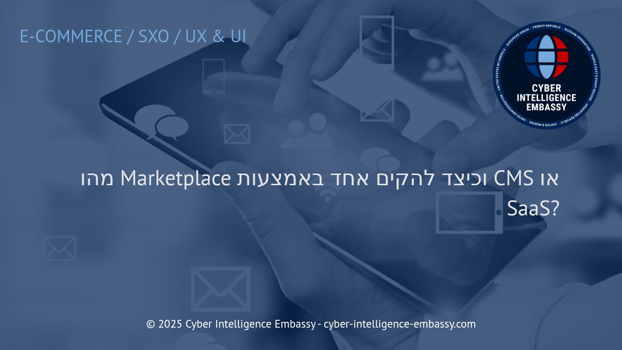 הקמת Marketplace: המדריך לעסקים להצלחה דיגיטלית באמצעות CMS או SaaS