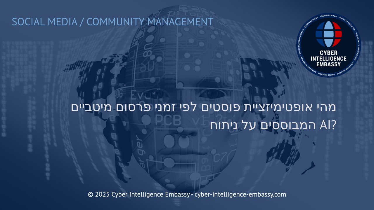 איך אופטימיזציית פוסטים בזמני פרסום מיטביים מבוססת AI משנה את עולם השיווק הדיגיטלי