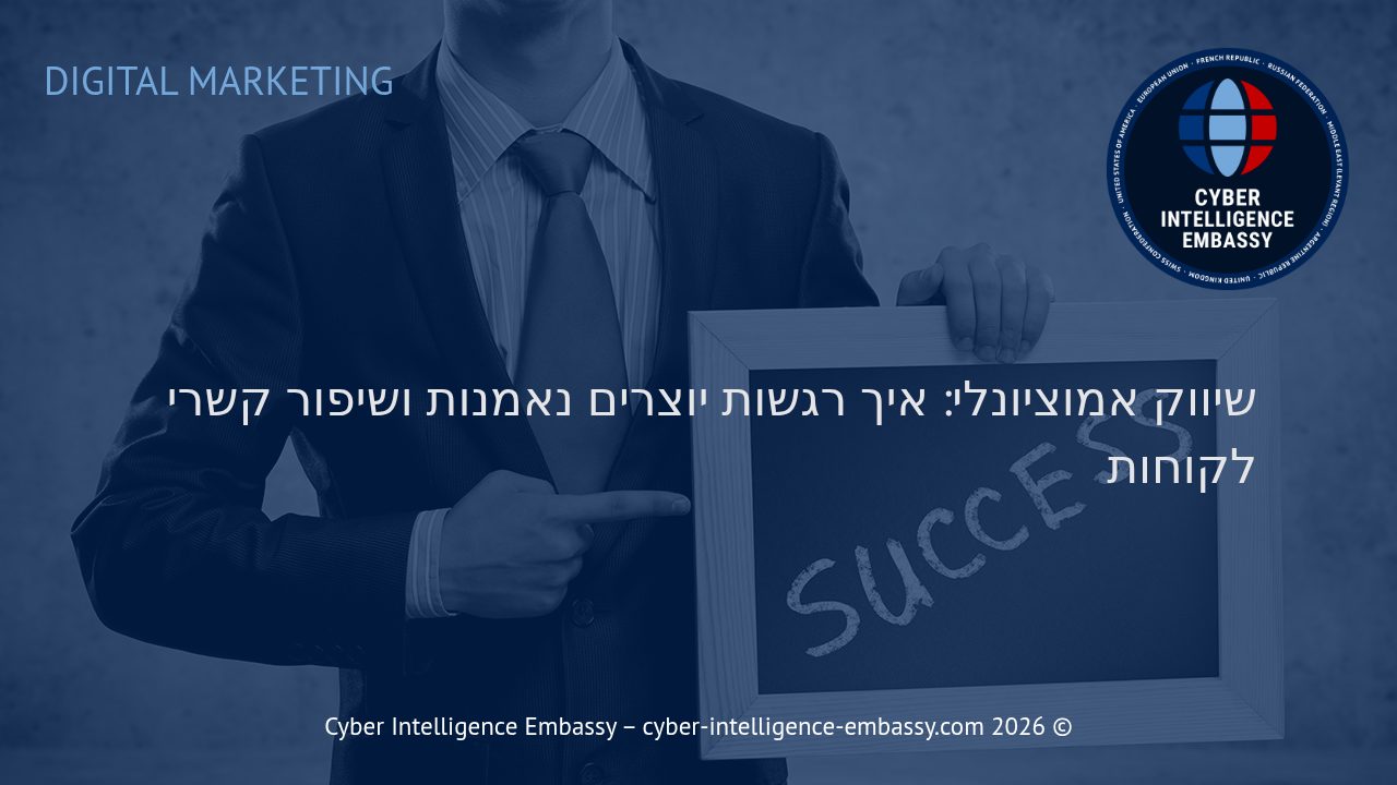 שיווק אמוציונלי: איך רגשות יוצרים נאמנות ושיפור קשרי לקוחות