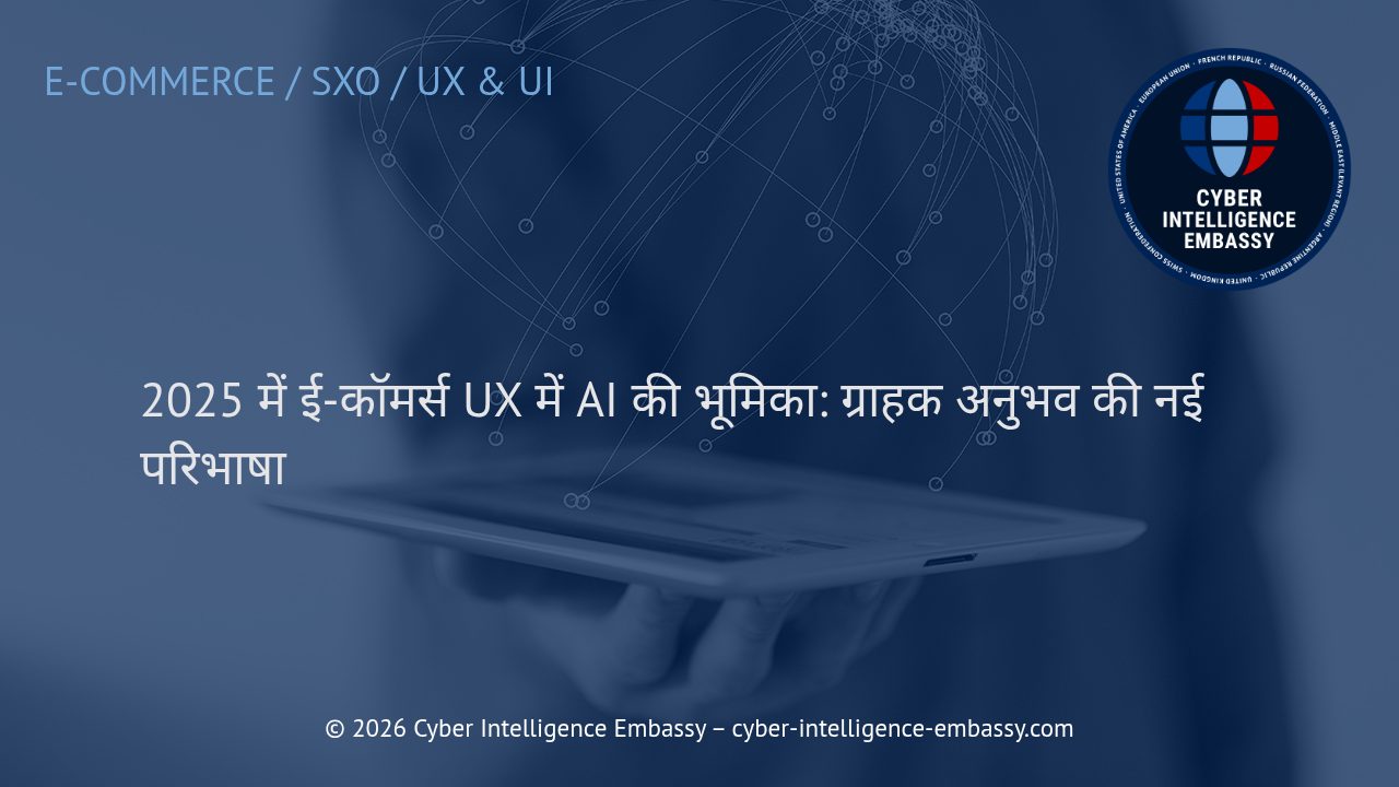 2025 में ई-कॉमर्स UX में AI की भूमिका: ग्राहक अनुभव की नई परिभाषा