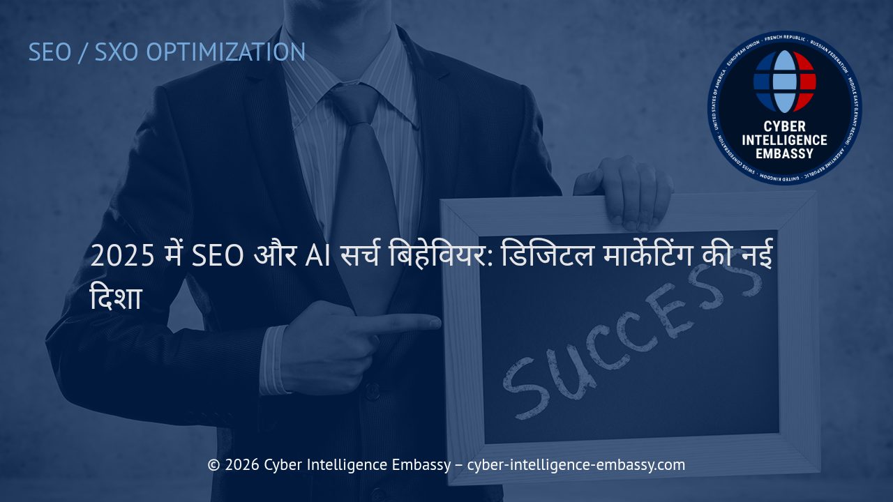 2025 में SEO और AI सर्च बिहेवियर: डिजिटल मार्केटिंग की नई दिशा