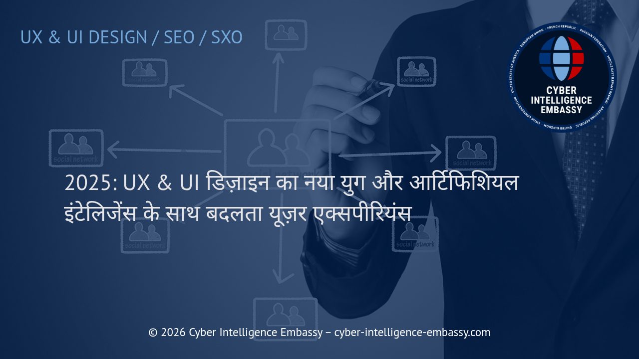 2025: UX & UI डिज़ाइन का नया युग और आर्टिफिशियल इंटेलिजेंस के साथ बदलता यूज़र एक्सपीरियंस