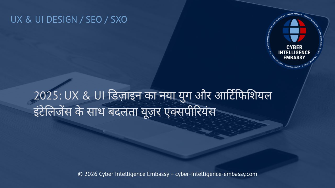 2025: UX & UI डिज़ाइन का नया युग और आर्टिफिशियल इंटेलिजेंस के साथ बदलता यूज़र एक्सपीरियंस