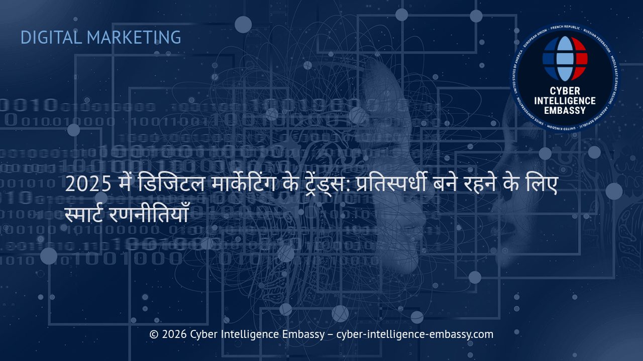 2025 में डिजिटल मार्केटिंग के ट्रेंड्स: प्रतिस्पर्धी बने रहने के लिए स्मार्ट रणनीतियाँ
