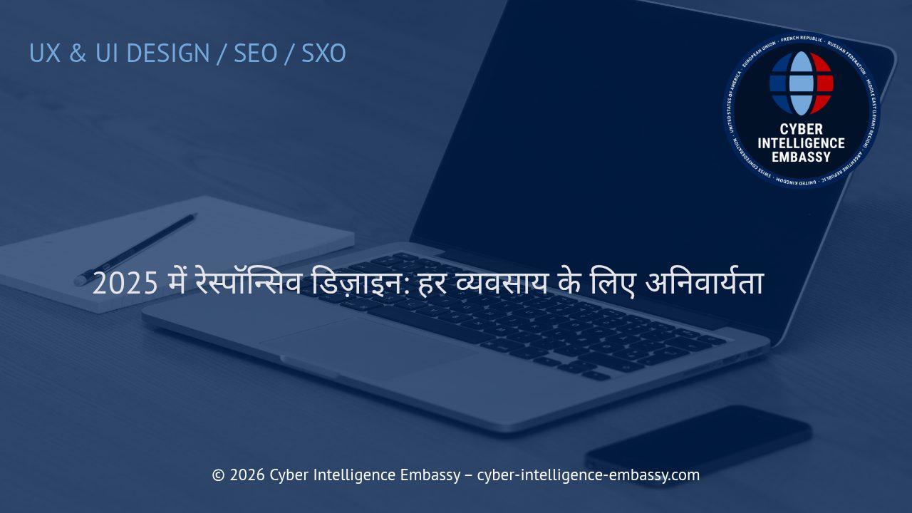 2025 में रेस्पॉन्सिव डिज़ाइन: हर व्यवसाय के लिए अनिवार्यता