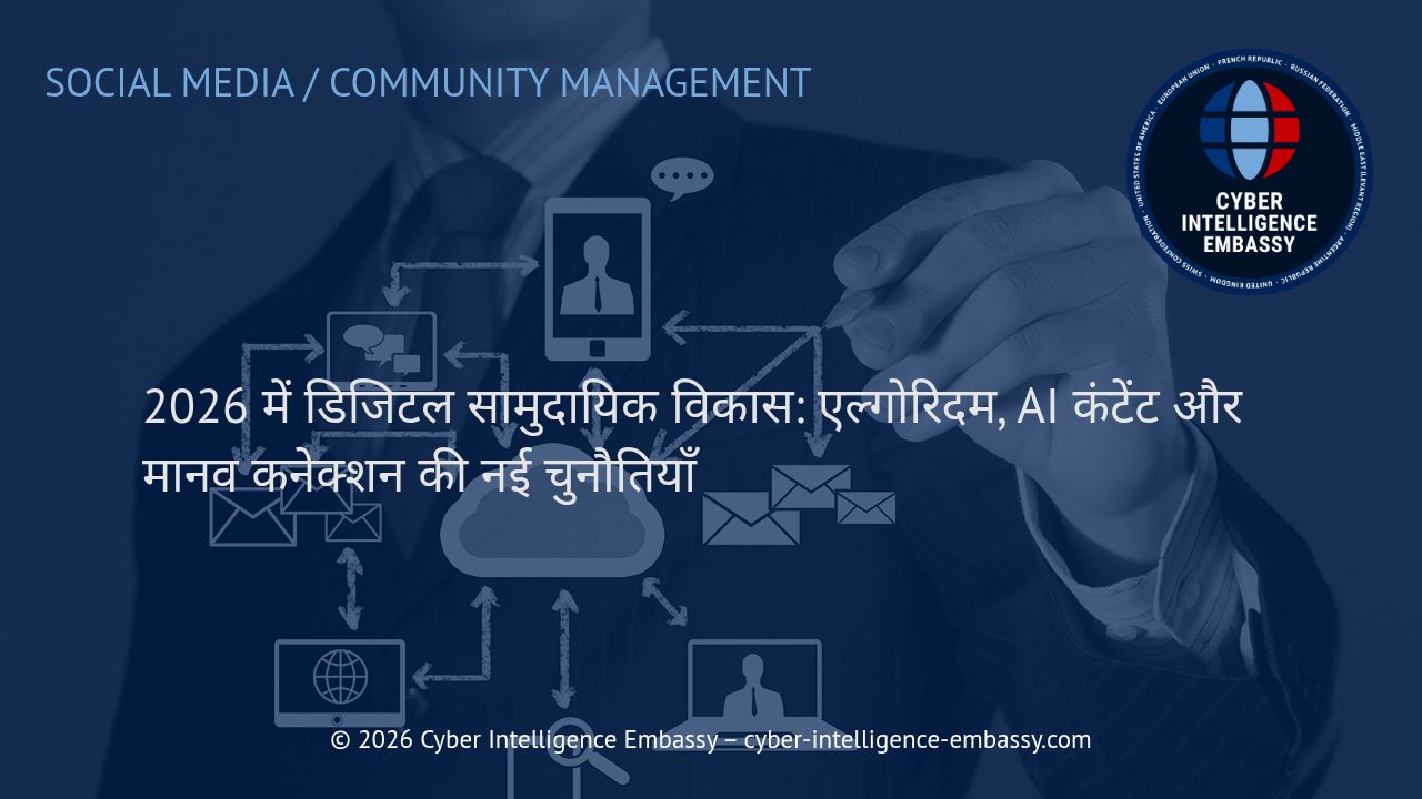 2026 में डिजिटल सामुदायिक विकास: एल्गोरिदम, AI कंटेंट और मानव कनेक्शन की नई चुनौतियाँ