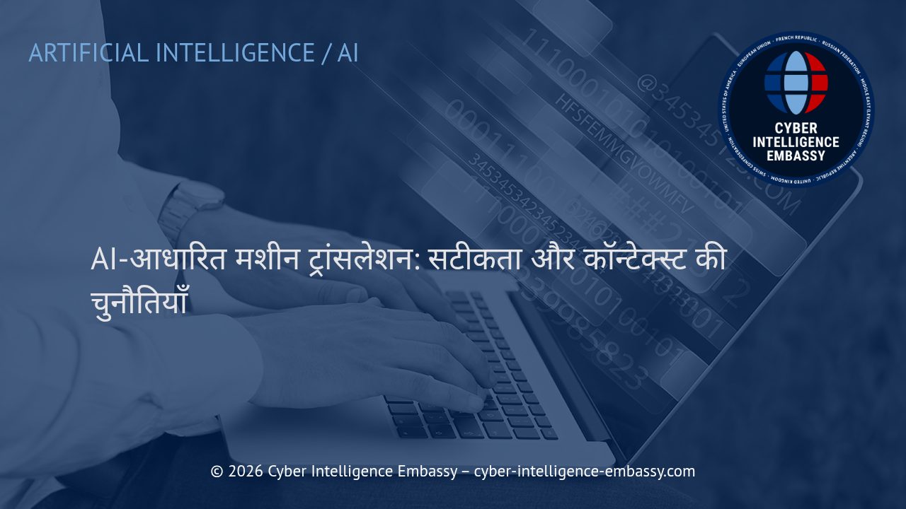 AI-आधारित मशीन ट्रांसलेशन: सटीकता और कॉन्टेक्स्ट की चुनौतियाँ