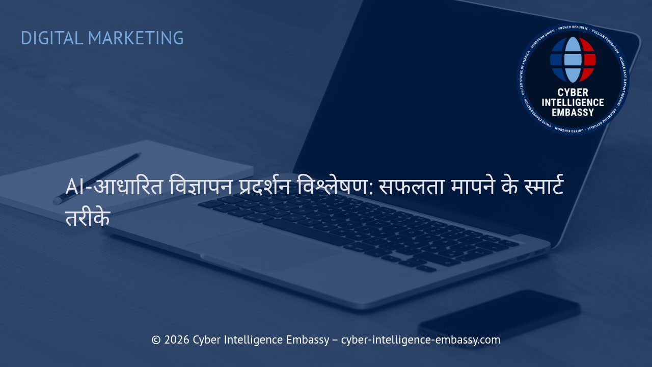 AI-आधारित विज्ञापन प्रदर्शन विश्लेषण: सफलता मापने के स्मार्ट तरीके