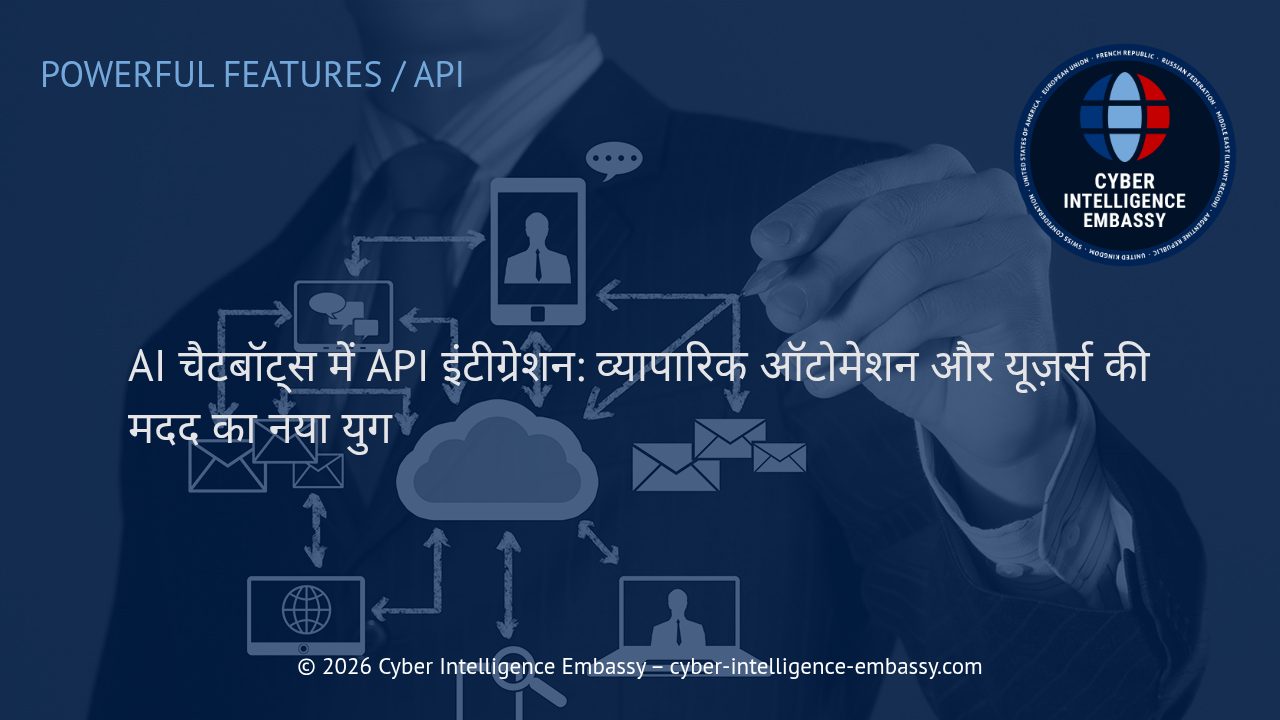 AI चैटबॉट्स में API इंटीग्रेशन: व्यापारिक ऑटोमेशन और यूज़र्स की मदद का नया युग