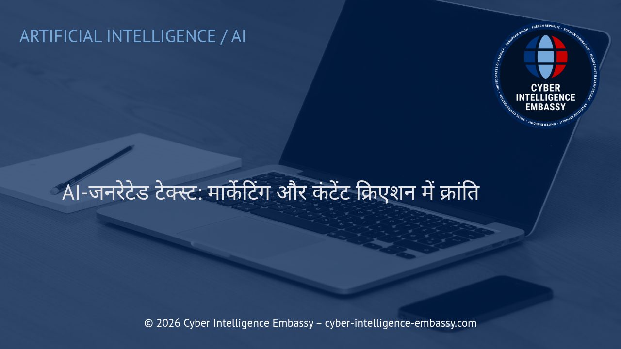 AI-जनरेटेड टेक्स्ट: मार्केटिंग और कंटेंट क्रिएशन में क्रांति