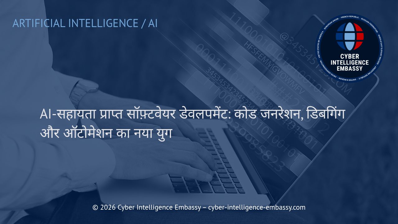 AI-सहायता प्राप्त सॉफ़्टवेयर डेवलपमेंट: कोड जनरेशन, डिबगिंग और ऑटोमेशन का नया युग
