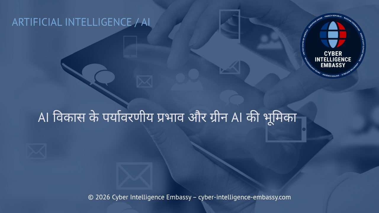 AI विकास के पर्यावरणीय प्रभाव और ग्रीन AI की भूमिका