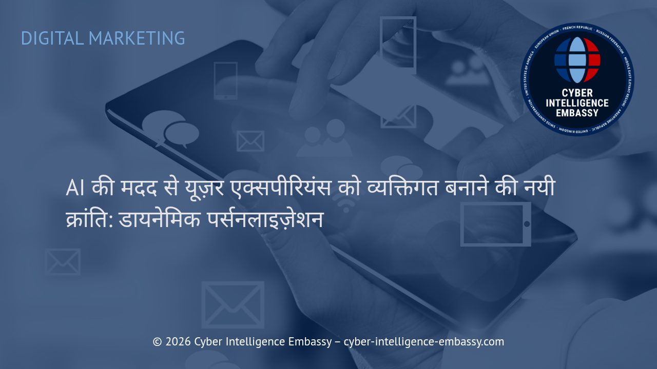 AI की मदद से यूज़र एक्सपीरियंस को व्यक्तिगत बनाने की नयी क्रांति: डायनेमिक पर्सनलाइज़ेशन