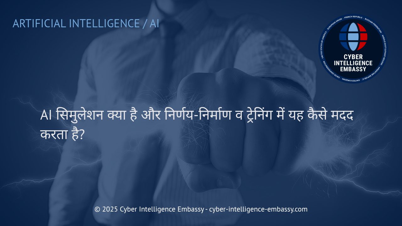 AI सिमुलेशन: सफलता के लिए निर्णय-निर्माण और ट्रेनिंग की नई दिशा