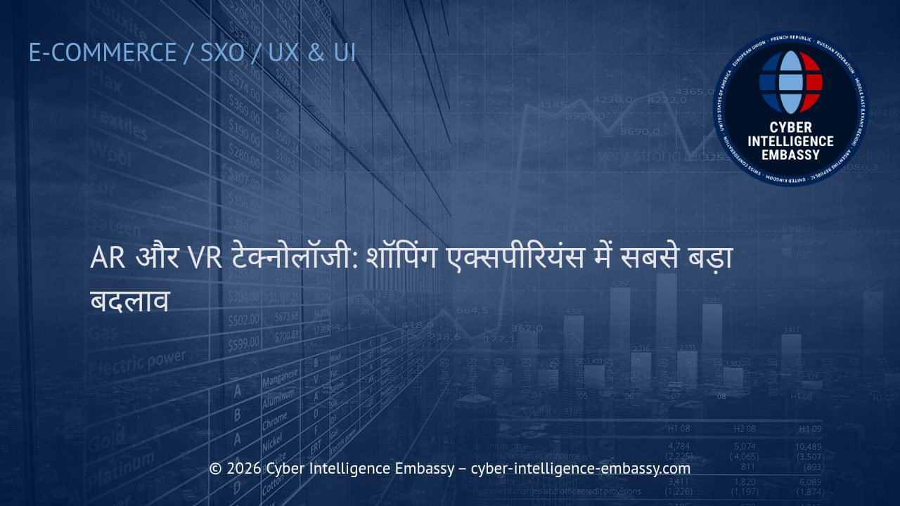 AR और VR टेक्नोलॉजी: शॉपिंग एक्सपीरियंस में सबसे बड़ा बदलाव