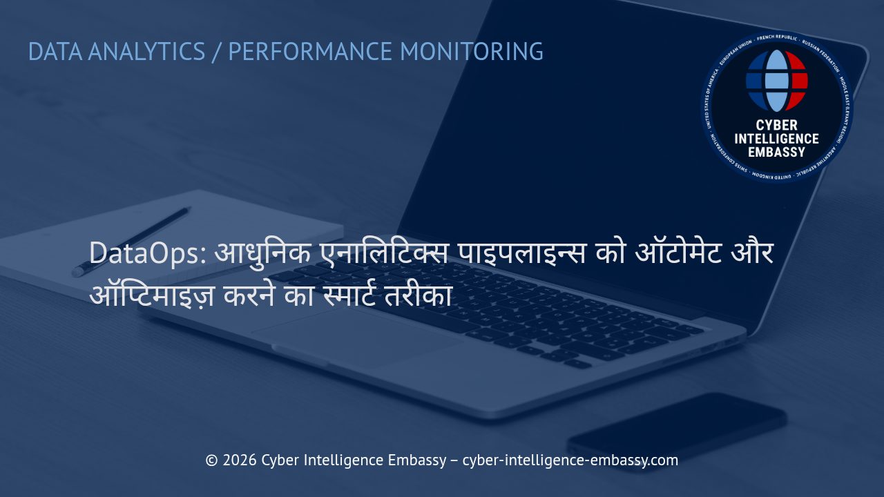 DataOps: आधुनिक एनालिटिक्स पाइपलाइन्स को ऑटोमेट और ऑप्टिमाइज़ करने का स्मार्ट तरीका