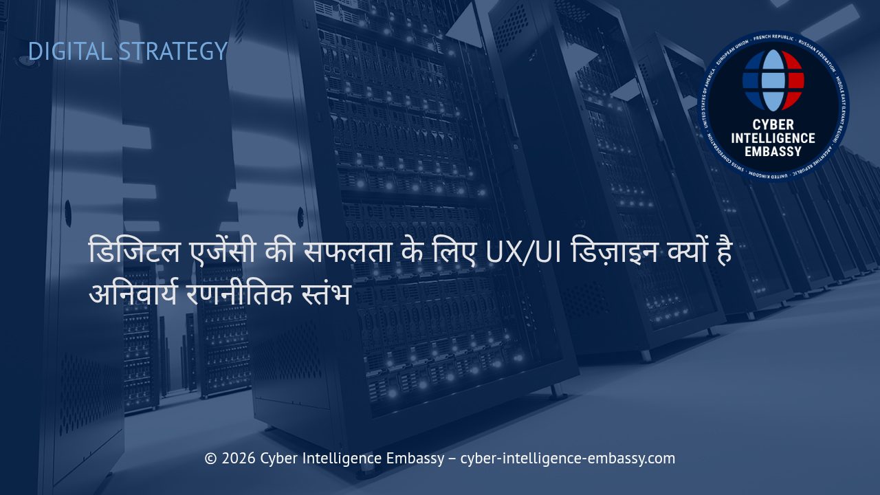 डिजिटल एजेंसी की सफलता के लिए UX/UI डिज़ाइन क्यों है अनिवार्य रणनीतिक स्तंभ