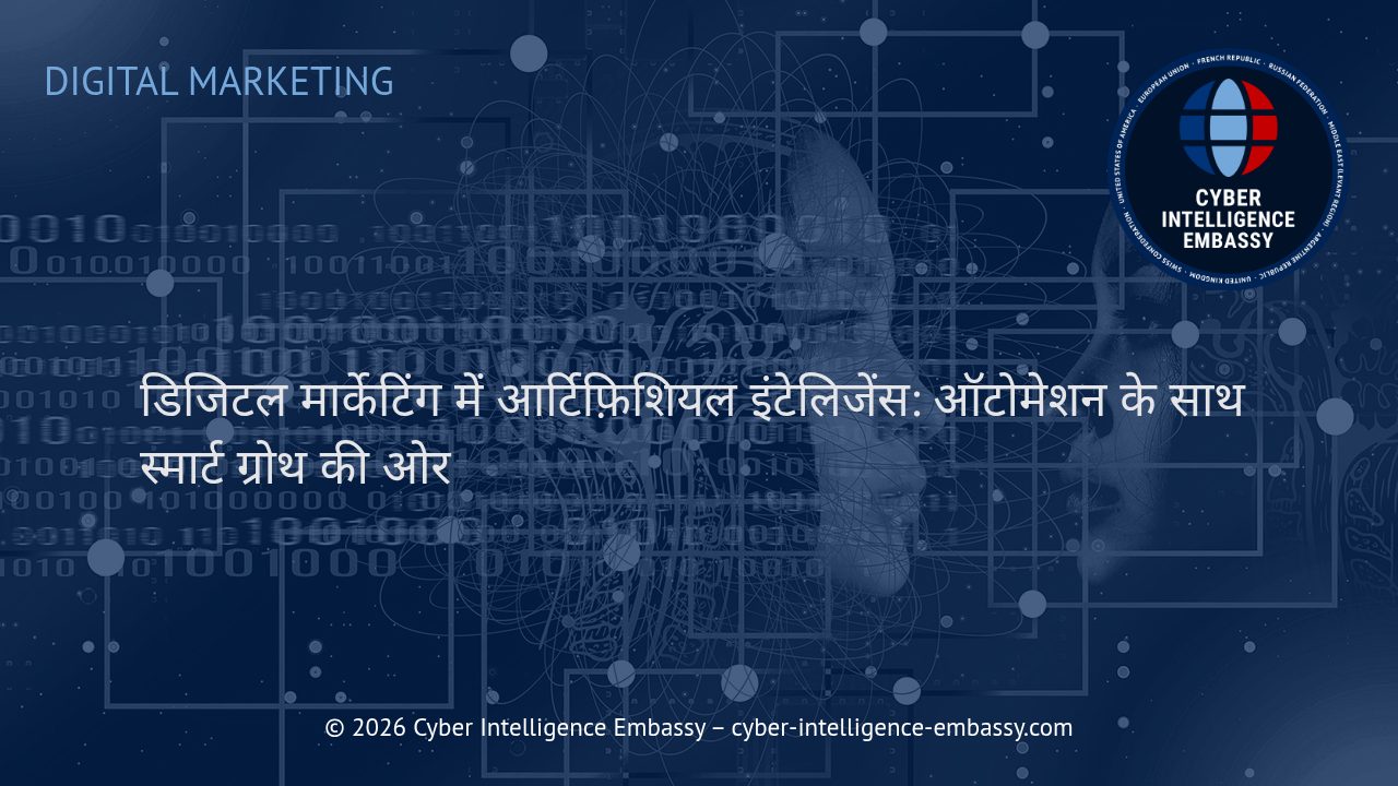 डिजिटल मार्केटिंग में आर्टिफ़िशियल इंटेलिजेंस: ऑटोमेशन के साथ स्मार्ट ग्रोथ की ओर