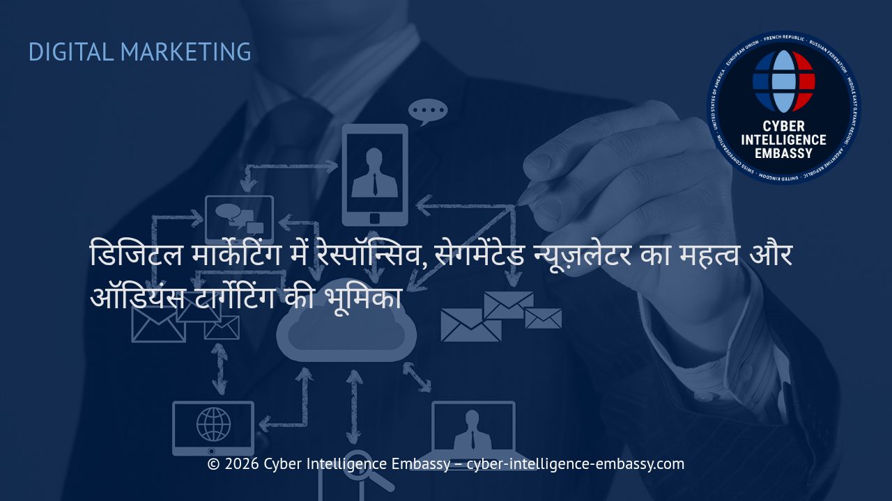 डिजिटल मार्केटिंग में रेस्पॉन्सिव, सेगमेंटेड न्यूज़लेटर का महत्व और ऑडियंस टार्गेटिंग की भूमिका