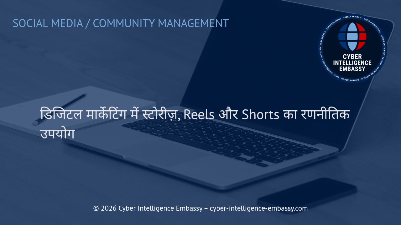 डिजिटल मार्केटिंग में स्टोरीज़, Reels और Shorts का रणनीतिक उपयोग