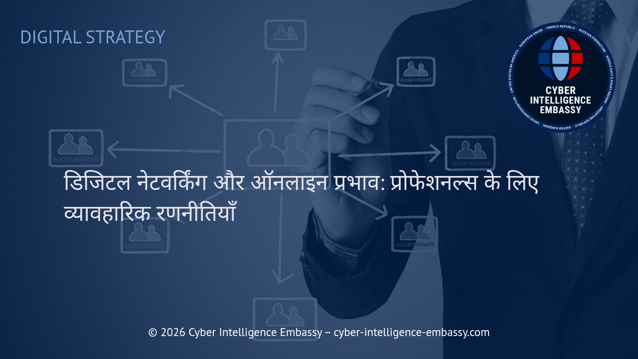 डिजिटल नेटवर्किंग और ऑनलाइन प्रभाव: प्रोफेशनल्स के लिए व्यावहारिक रणनीतियाँ