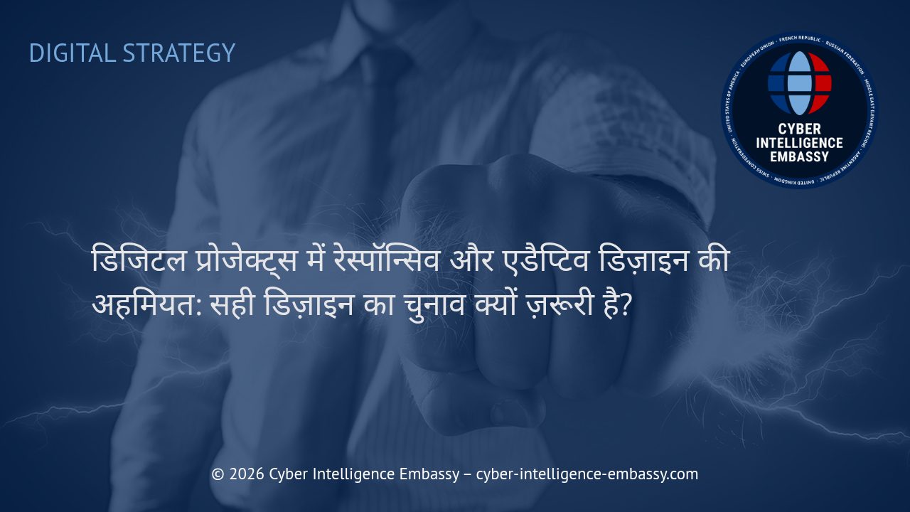 डिजिटल प्रोजेक्ट्स में रेस्पॉन्सिव और एडैप्टिव डिज़ाइन की अहमियत: सही डिज़ाइन का चुनाव क्यों ज़रूरी है?