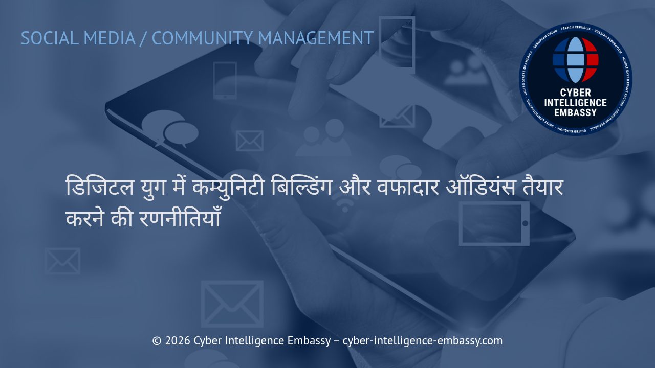 डिजिटल युग में कम्युनिटी बिल्डिंग और वफादार ऑडियंस तैयार करने की रणनीतियाँ