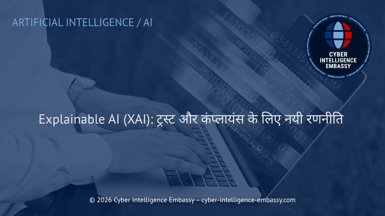 Explainable AI (XAI): ट्रस्ट और कंप्लायंस के लिए नयी रणनीति