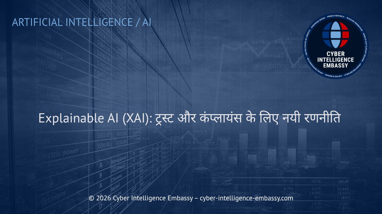 Explainable AI (XAI): ट्रस्ट और कंप्लायंस के लिए नयी रणनीति