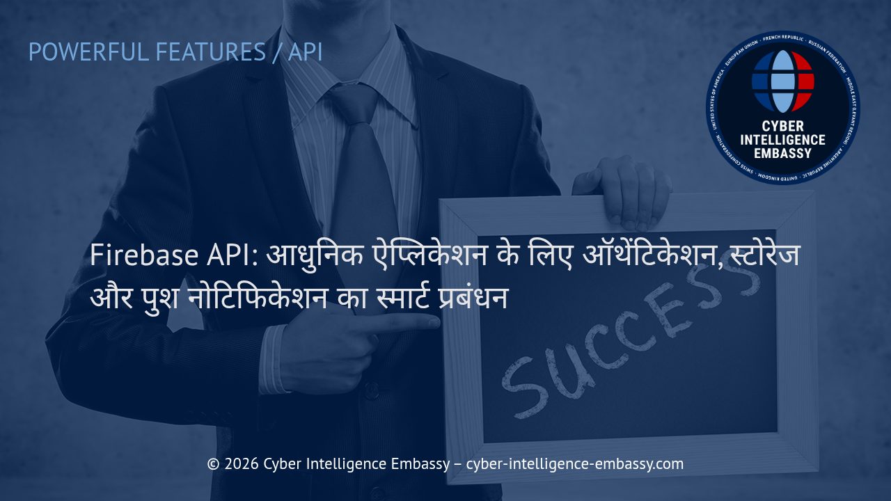 Firebase API: आधुनिक ऐप्लिकेशन के लिए ऑथेंटिकेशन, स्टोरेज और पुश नोटिफिकेशन का स्मार्ट प्रबंधन
