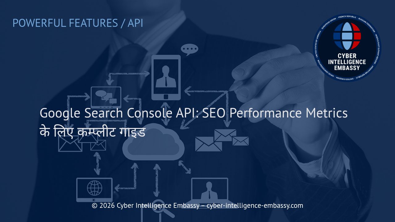 Google Search Console API: SEO Performance Metrics के लिए कम्प्लीट गाइड
