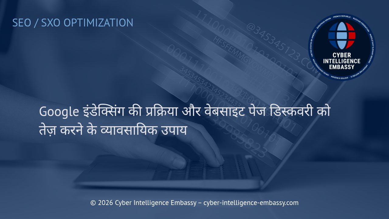 Google इंडेक्सिंग की प्रक्रिया और वेबसाइट पेज डिस्कवरी को तेज़ करने के व्यावसायिक उपाय