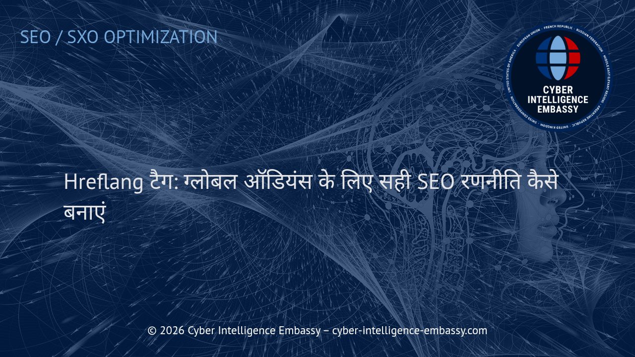 Hreflang टैग: ग्लोबल ऑडियंस के लिए सही SEO रणनीति कैसे बनाएं
