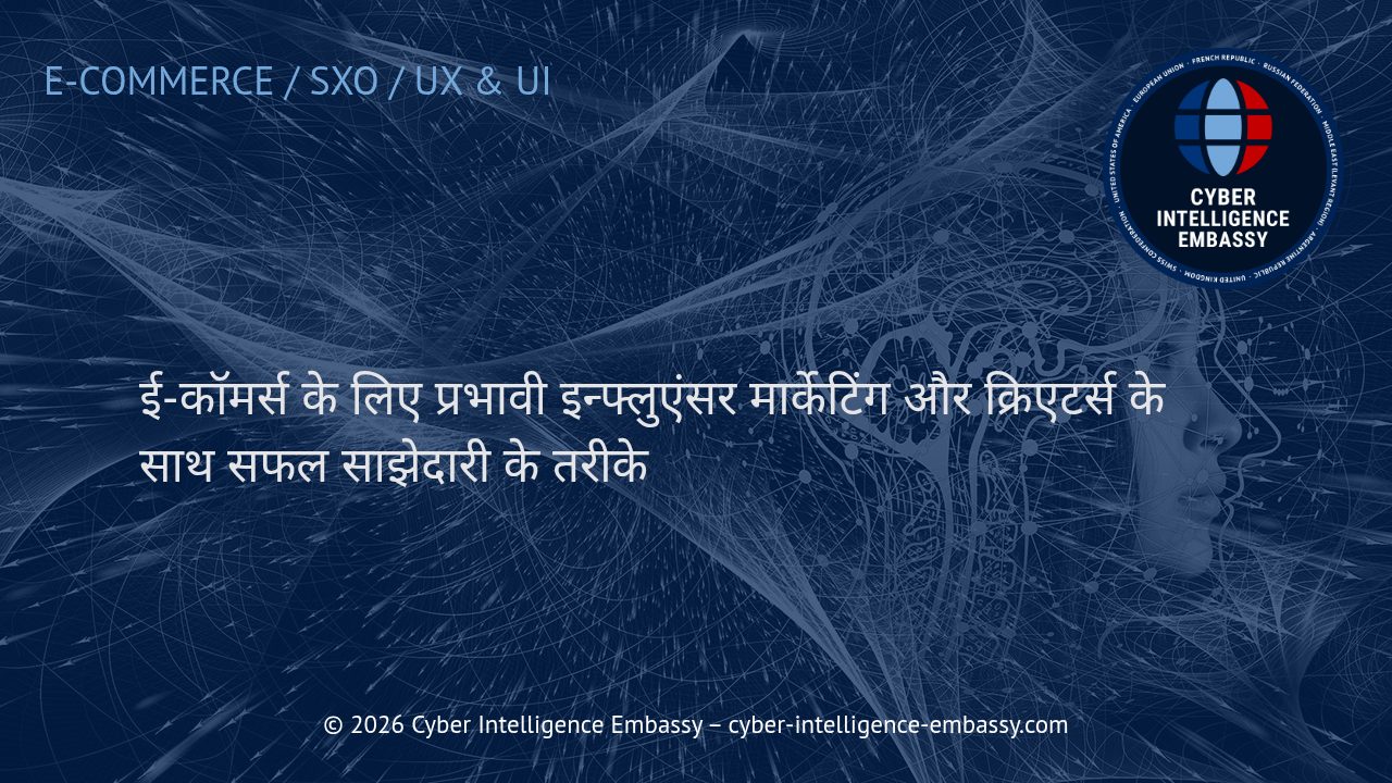ई-कॉमर्स के लिए प्रभावी इन्फ्लुएंसर मार्केटिंग और क्रिएटर्स के साथ सफल साझेदारी के तरीके