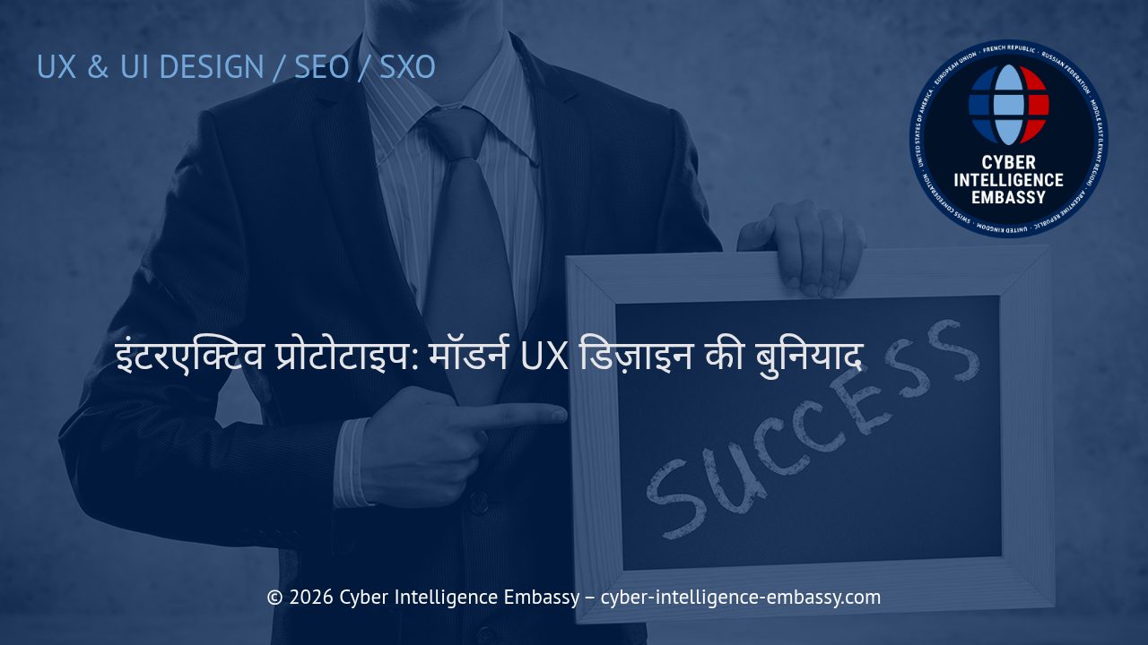 इंटरएक्टिव प्रोटोटाइप: मॉडर्न UX डिज़ाइन की बुनियाद