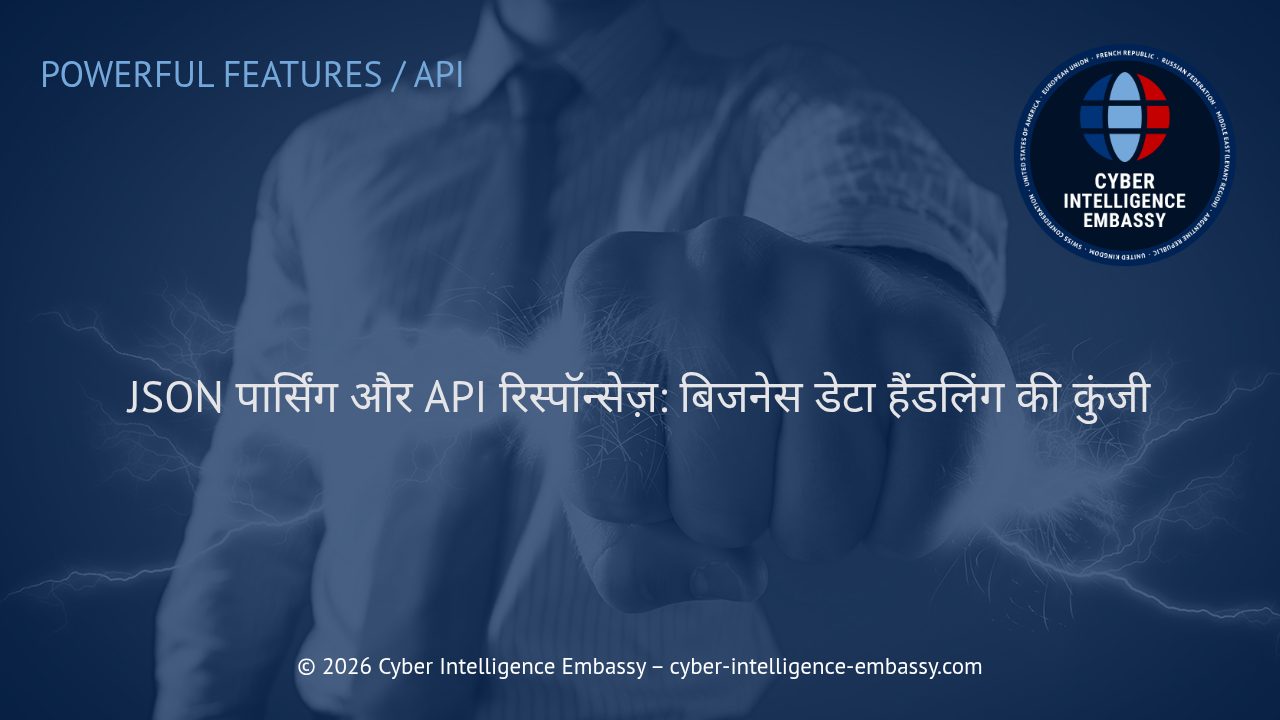JSON पार्सिंग और API रिस्पॉन्सेज़: बिजनेस डेटा हैंडलिंग की कुंजी