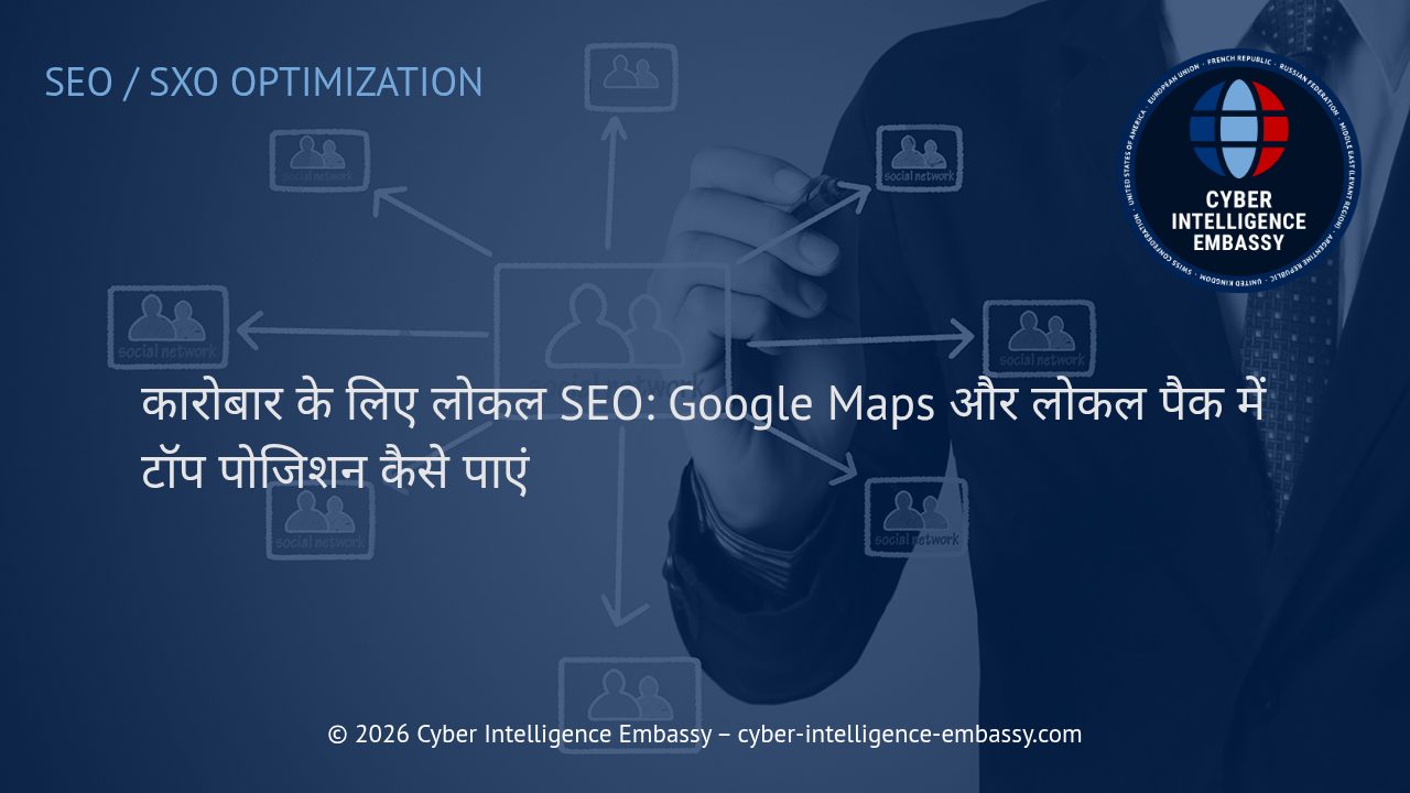 कारोबार के लिए लोकल SEO: Google Maps और लोकल पैक में टॉप पोजिशन कैसे पाएं