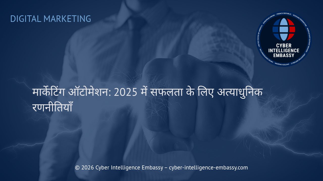 मार्केटिंग ऑटोमेशन: 2025 में सफलता के लिए अत्याधुनिक रणनीतियाँ