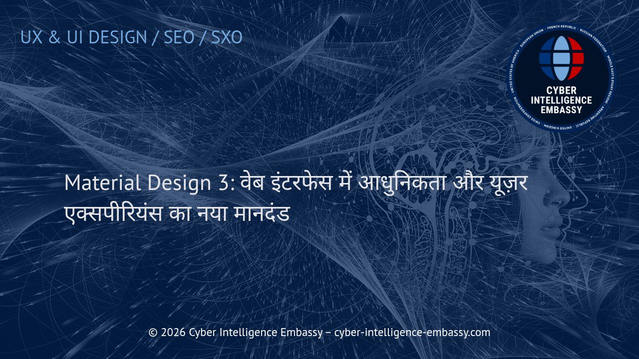 Material Design 3: वेब इंटरफेस में आधुनिकता और यूज़र एक्सपीरियंस का नया मानदंड