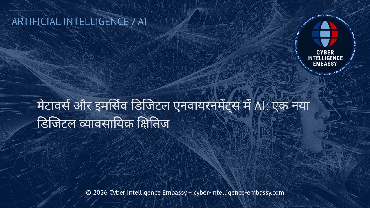 मेटावर्स और इमर्सिव डिजिटल एनवायरनमेंट्स में AI: एक नया डिजिटल व्यावसायिक क्षितिज