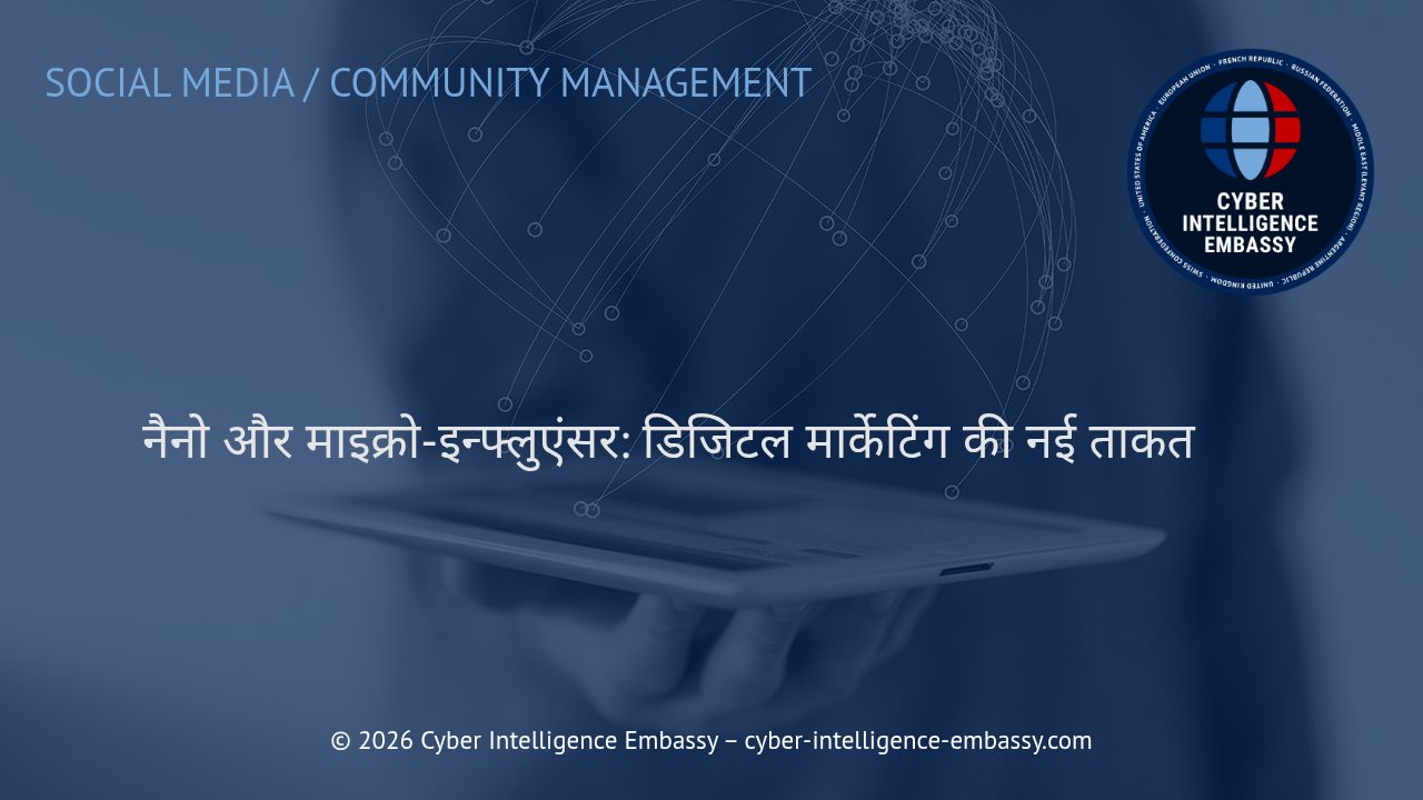 नैनो और माइक्रो-इन्फ्लुएंसर: डिजिटल मार्केटिंग की नई ताकत