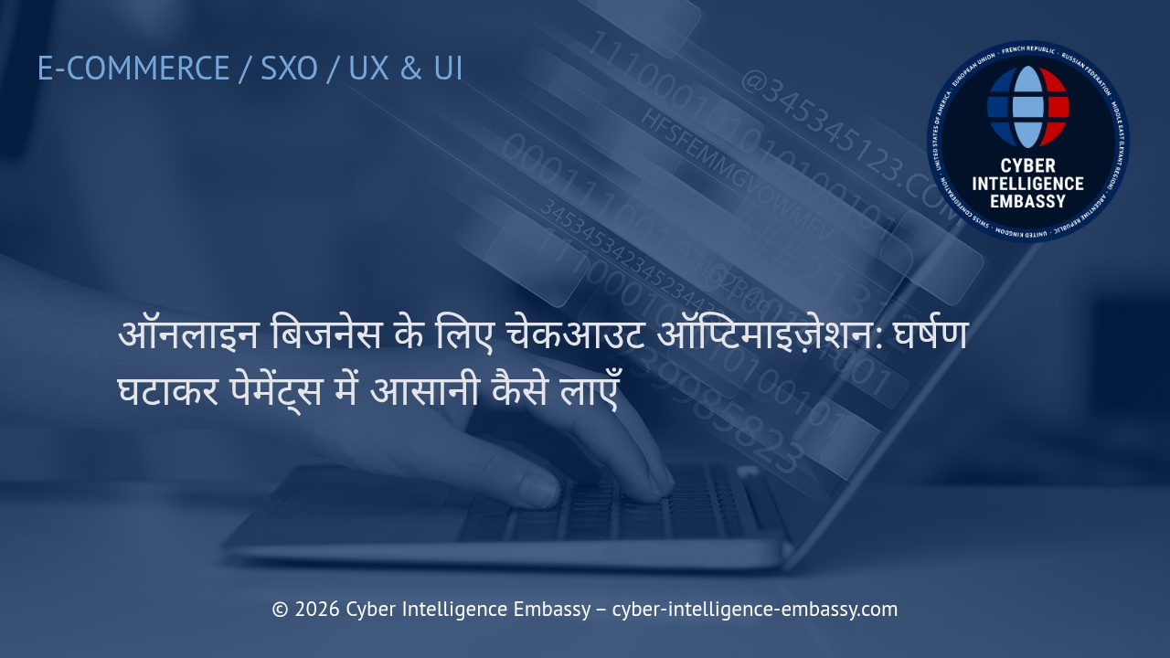 ऑनलाइन बिजनेस के लिए चेकआउट ऑप्टिमाइज़ेशन: घर्षण घटाकर पेमेंट्स में आसानी कैसे लाएँ