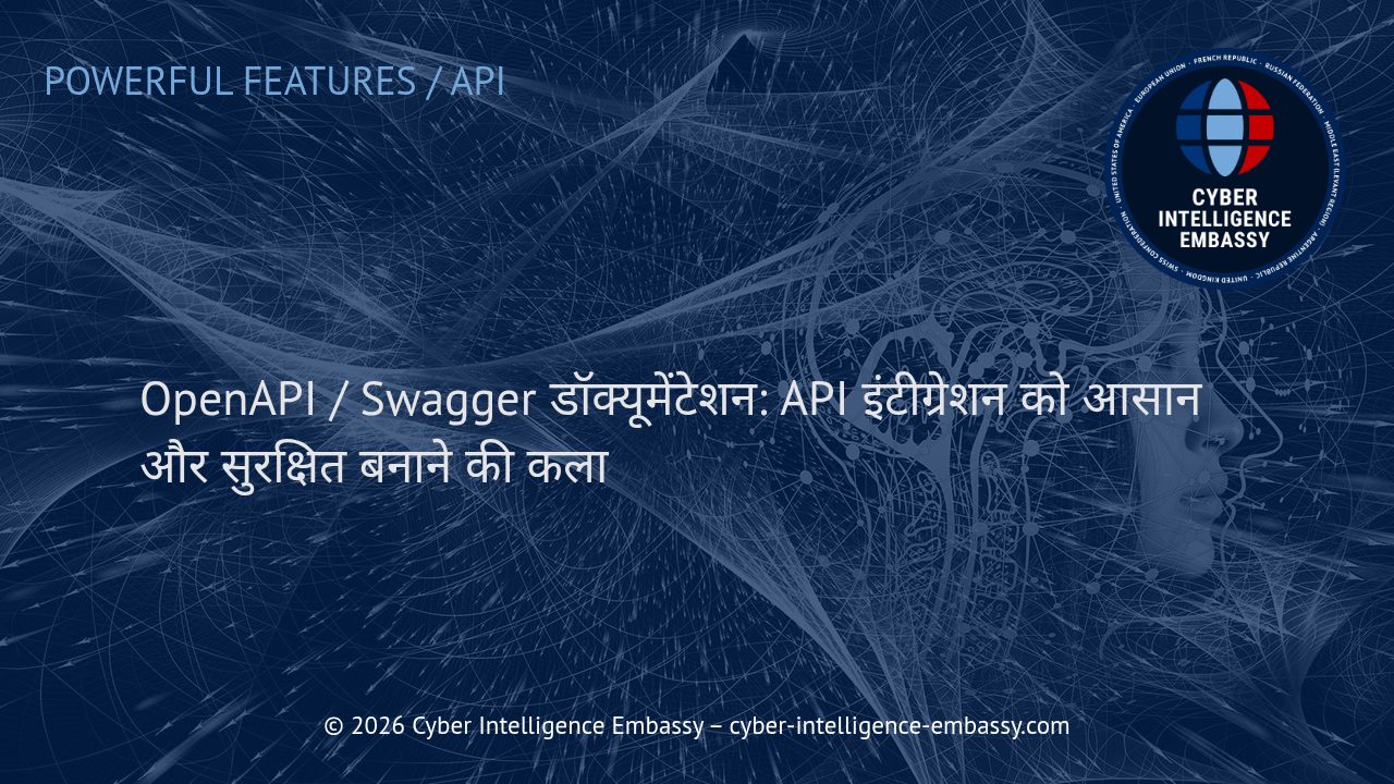 OpenAPI / Swagger डॉक्यूमेंटेशन: API इंटीग्रेशन को आसान और सुरक्षित बनाने की कला