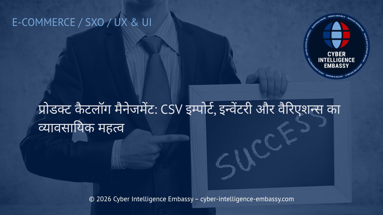 प्रोडक्ट कैटलॉग मैनेजमेंट: CSV इम्पोर्ट, इन्वेंटरी और वैरिएशन्स का व्यावसायिक महत्व