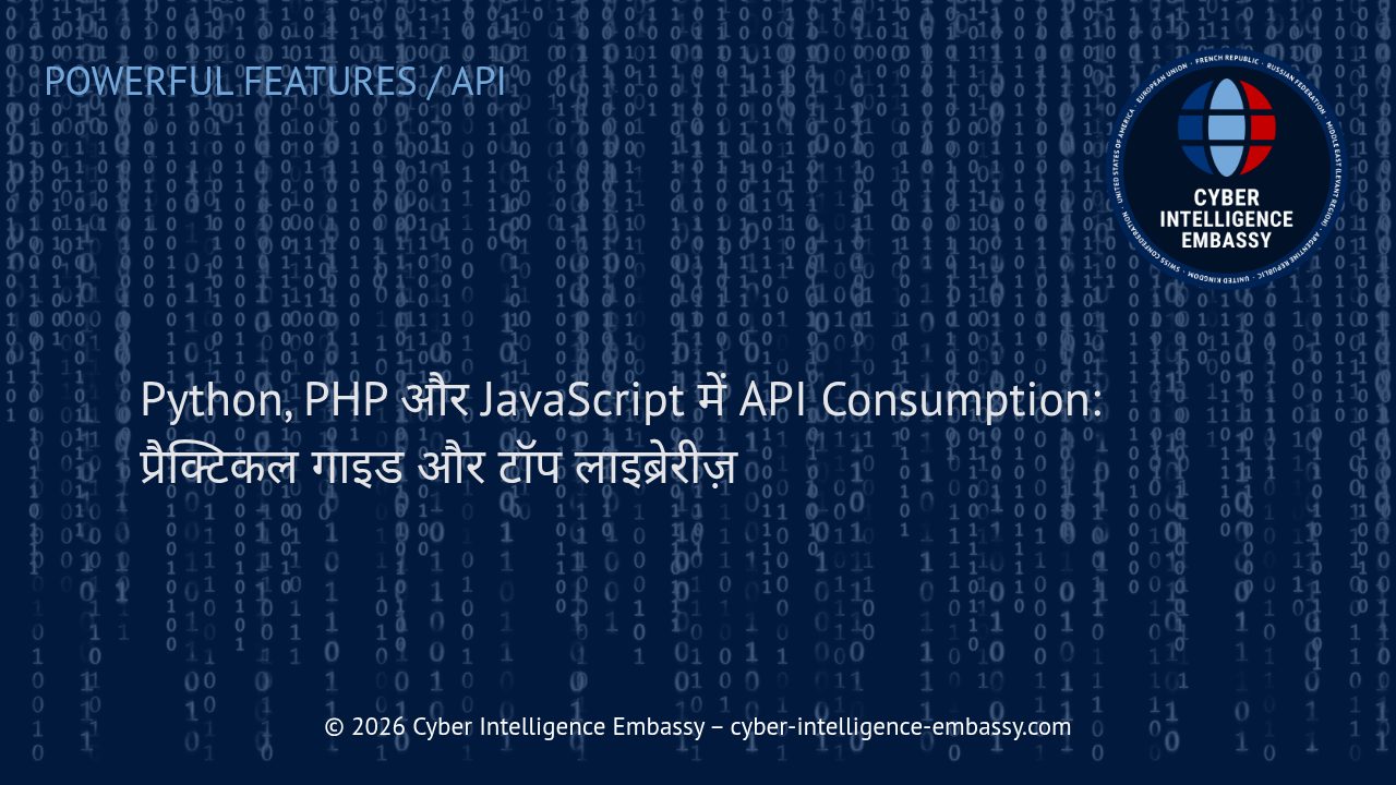 Python, PHP और JavaScript में API Consumption: प्रैक्टिकल गाइड और टॉप लाइब्रेरीज़